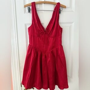 Francesca's Collections Vibrant Red Dress NWT!! Size small